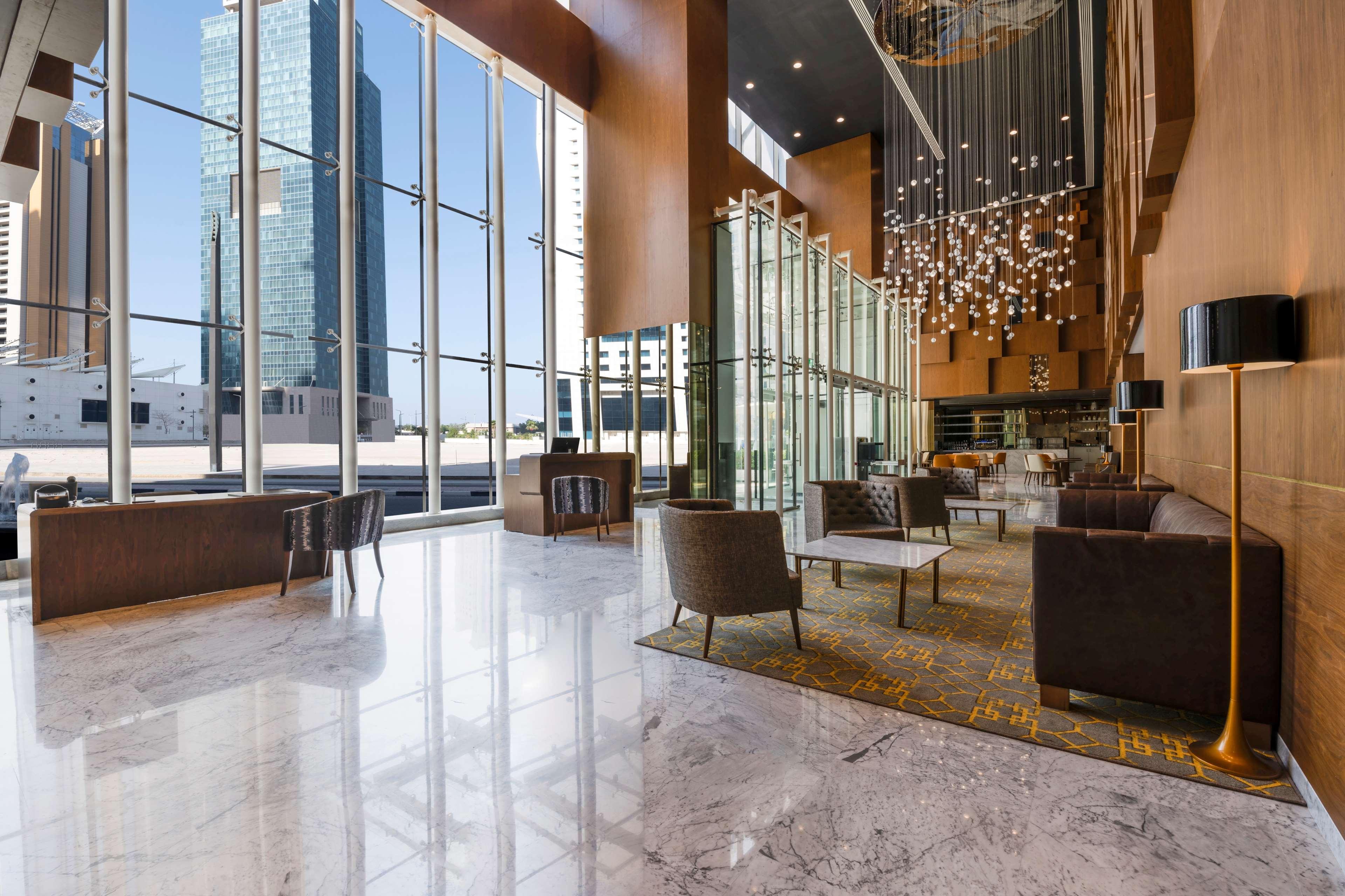 Aleph Doha Residences, Curio Collection By Hilton Exteriér fotografie The lobby of the hotel