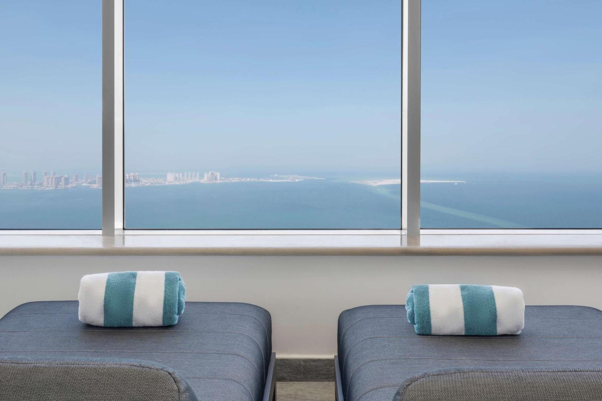 Aleph Doha Residences, Curio Collection By Hilton Exteriér fotografie View from the spa