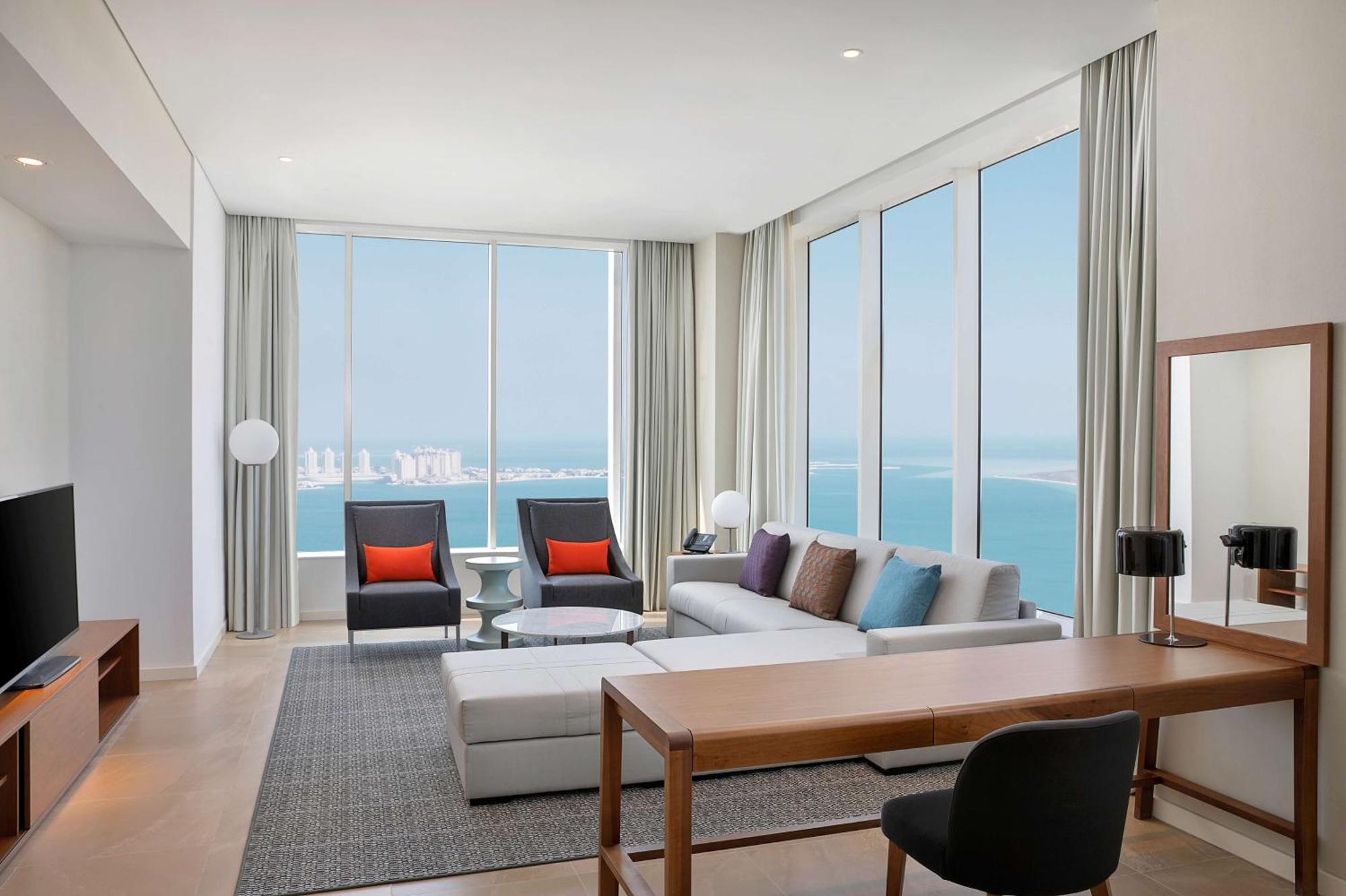 Aleph Doha Residences, Curio Collection By Hilton Exteriér fotografie A suite at the hotel