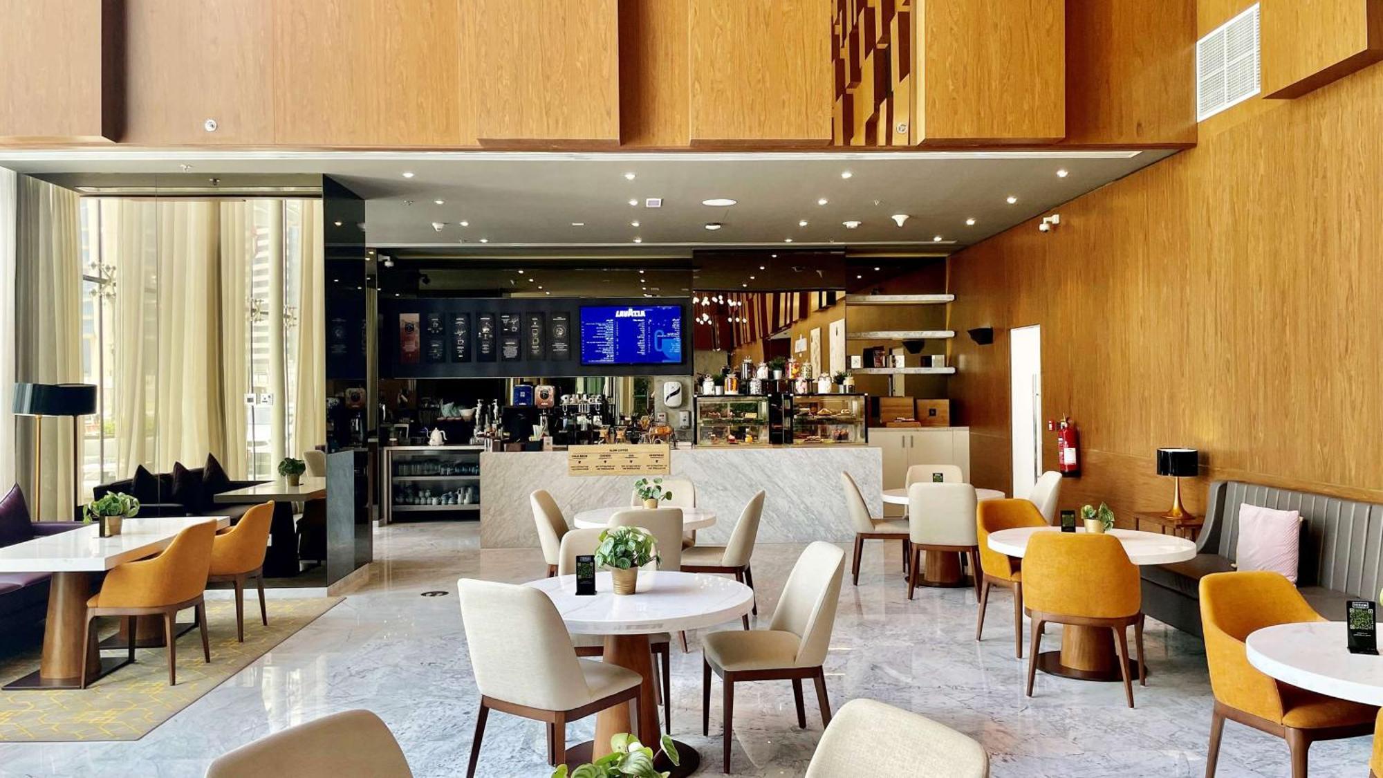 Aleph Doha Residences, Curio Collection By Hilton Exteriér fotografie The lounge at the airport