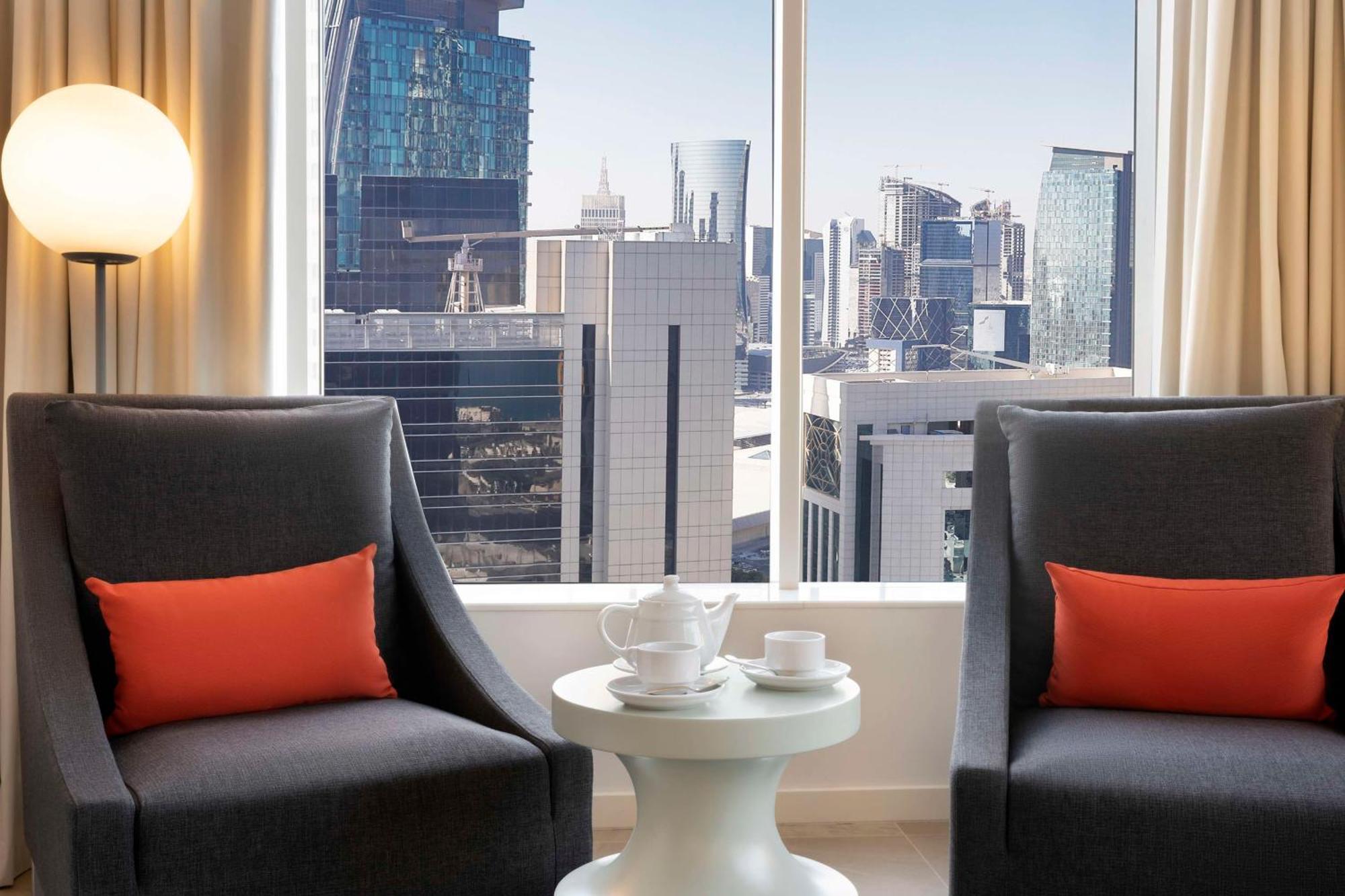 Aleph Doha Residences, Curio Collection By Hilton Exteriér fotografie View from a room
